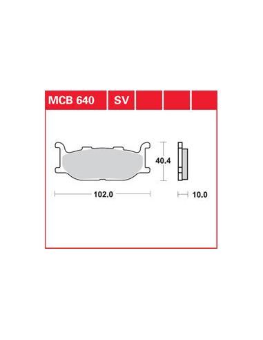 Comprar Pastillas De Freno Sinterizada Mcb640Sv a precio de oferta