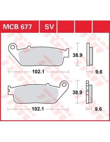 Acquista Pastiglie Freno Anteriori Sinterizzate Mcb677Sv a prezzo promozionale