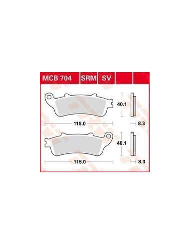 Comprar Pastillas De Freno Delantera Sinterizada Mcb704Sv a precio de oferta