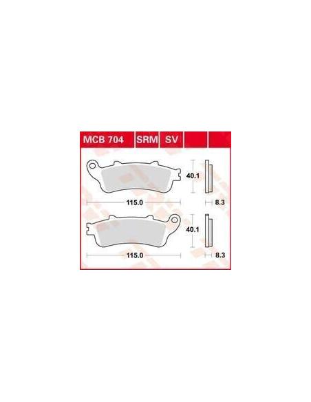 Comprar Pastillas De Freno Delantera Sinterizada Mcb704Sv a precio de oferta