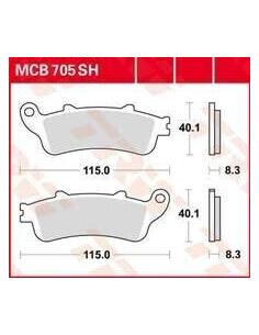 Pastilhas De Freio Traseira Sintered Mcb705Sh 2