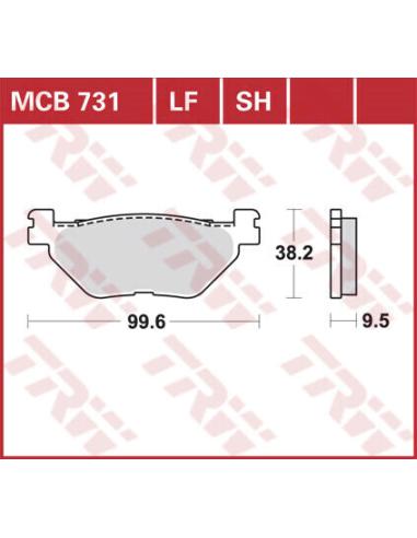 Comprar Pastillas De Freno Sinterizada Mcb731Sh a precio de oferta