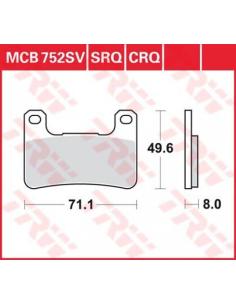 Mcb752Sv Sintered Pastilhas De Freio Dianteiras 2
