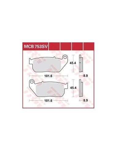 Acquista Pastiglie Freno Anteriore Sinterizzate Mcb753Sv Dal 04-13 a prezzo scontato