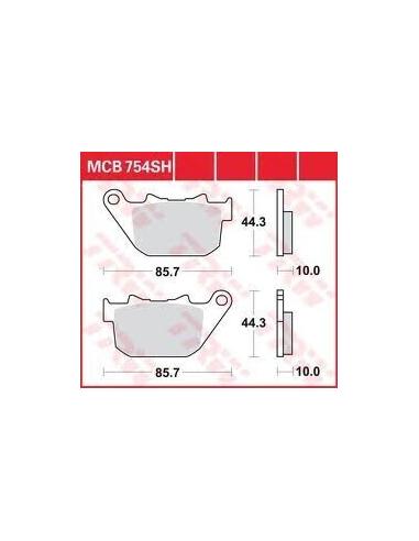 Plaquettes De Freinintered Mcb754Sh | Prix Promo
