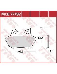 MCB777SV SINTERED BRAKE PADS 2