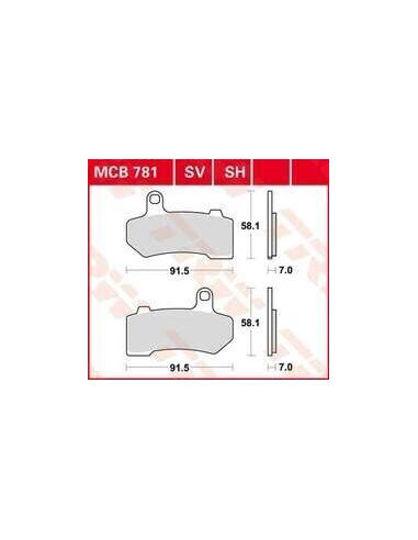 Acquista Pastiglie Freno Sinterizzate Mcb781Sv in offerta speciale