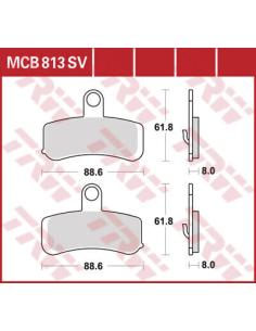 FRONT BRAKE PADS SOFTAIL MCB813SV FROM 08-10 2