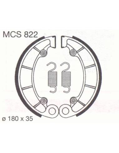 BRAKE SHOE REAR DRUM BRAKE MCS822