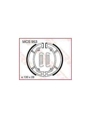 MCS953 SAPATO DE FREIO A TAMBOR TRASEIRO