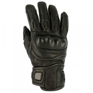 GUANTO INVERNALE VQUATTRO ADRIAN PELLE NERA - OMOLOGATO