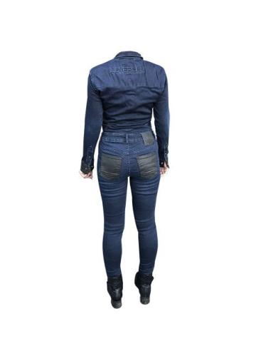 Comprar Mono Vaquero Con Kevlar Overlap Tess Lady Blue - Homologado a precio de oferta