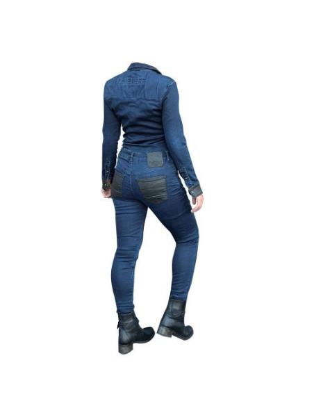 Comprar Mono Vaquero Con Kevlar Overlap Tess Lady Blue - Homologado a precio de oferta