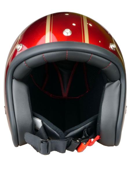 Compra Casco Jet Pendejo By Iguana Custom - Rosso Classic a prezzo scontato