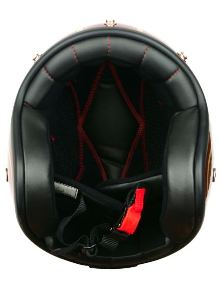Compra Casco Jet Pendejo By Iguana Custom - Rosso Classic a prezzo scontato