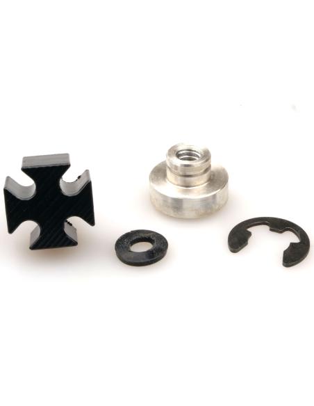 PACK SCREW BLACK CROSS AND FEMALE FOR HARLEY DAVIDSO SEAT