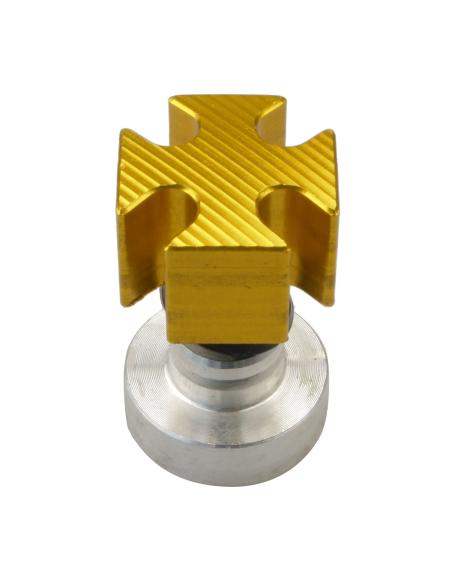 PACOTE PARAFUSO CRUZ OURO E FEMININO PARA HARLEY DAVIDSON ASSENTO