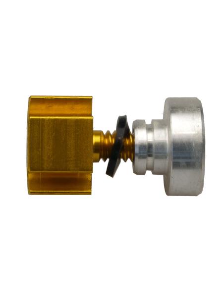 Comprar Pack Tornillo Cruz Gold Y Hembra Para Asiento De Harley Davidson a precio de oferta