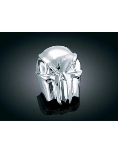 SKULL HORN COVER CHROMED