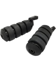 Buy Soft-Ride Black Rider Footpegs for Harley at Discounted Price