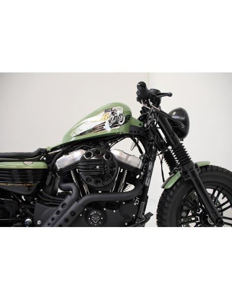TOP FILTER AIR SLOTTED BLACK GLOSS SPORTSTER 2016-UP