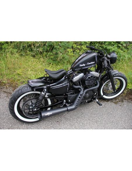 OLD SCHOOL SPORTSTER 04-UP PRETO GLITTER PARA-CHOQUE TRASEIRO