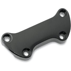 CLAMP SMOOTH BLACK FITS HARLEY