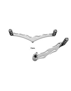 FLAME CHROME CONTROLS FOR TOURING FROM 2008 ONWARDS