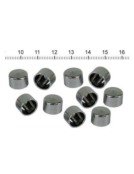 TAMPAS DE PARAFUSO CROMADAS ALLEN EM POLEGADAS (HARLEY) 1/4"