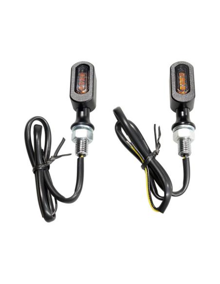 Comprar Intermitentes Fastline 3-1Negro Ambar Con Luz De Freno Y Posicion a precio de oferta