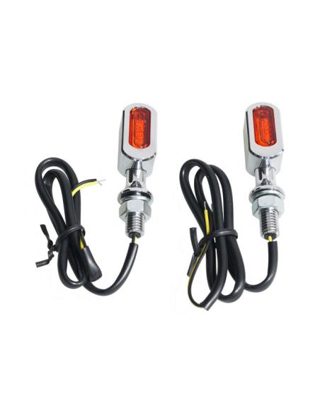 Comprar Intermitentes Fastline 3-1 Cromo Ambar Con Luz De Freno Y Posicion a precio de oferta