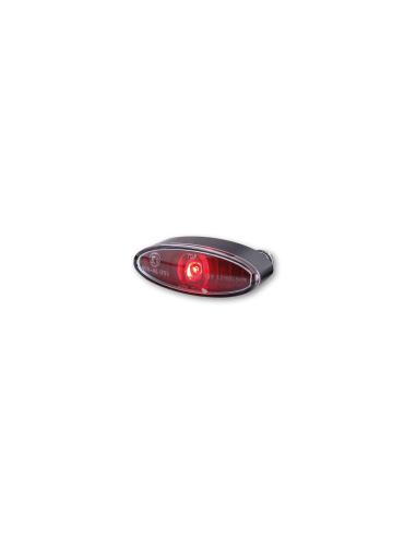 REAR PILOT MINI OVAL RED LENS