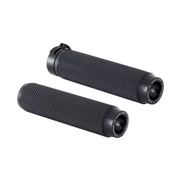 PUÑOS ROUGH CRAFTS KNURLED RUBBER NEGROS HD