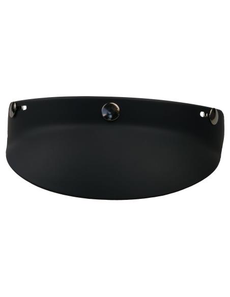 Vintage Black Visor For Helmets With Square Brackets