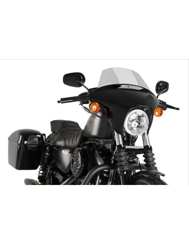BATWING SML COM TELA LONGA FUMADA PARA SPORTSTER
