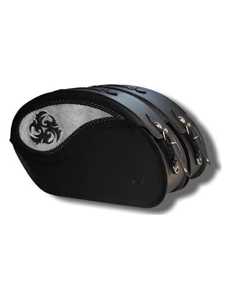 SACOCHE EN CUIR DUR VENDETTA TRIBAL ASPAS AVEC SERRURES