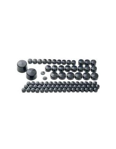 BOLT COVER KIT BLACK FITS XL 04-UP