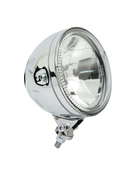 5 FAROL CROMADO 3/4 COM ANEL LED APROVADO