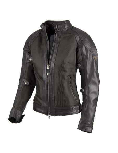 BYCITY SAHARA LADY SUMMER JACKET BRUN CUIR ET MAILLE