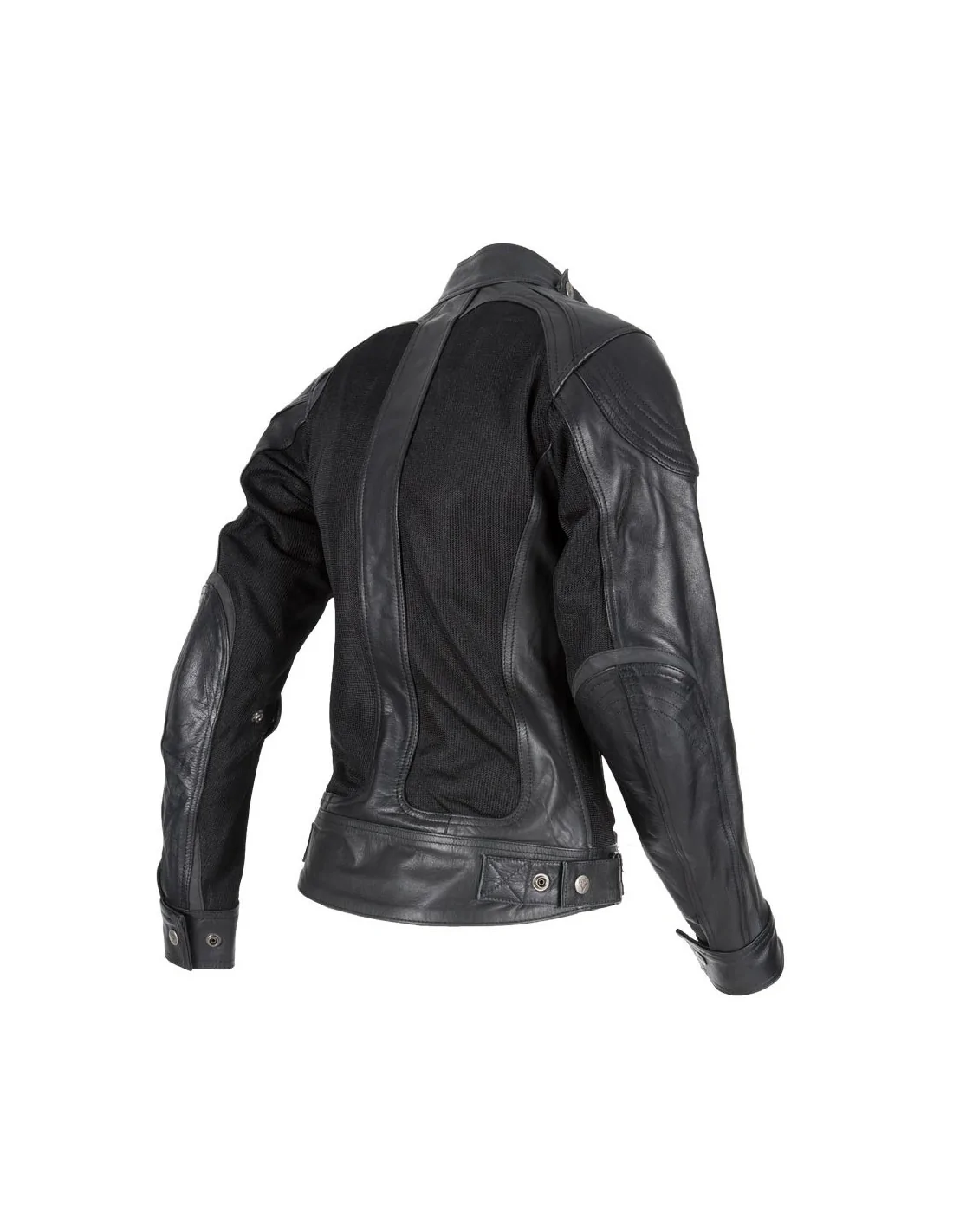 Comprar Chaqueta Verano Bycity Sahara Lady Negra Piel Y Rejilla a