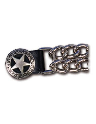EXTENSEUR DE GILET SHERIF STAR AVEC CHAÎNE CHROMÉE