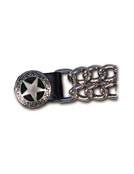 Comprar Extensor De Chaleco Estrella De Sherif Con Cadena Cromada a precio de oferta