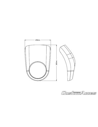 Comprar Cúpula Anarchy Negra Para Sportster 48 2015-2020 a precio de oferta