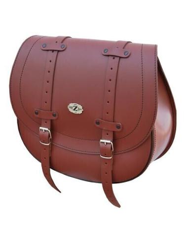 SADDLEBAG BANDO ONE SIDE BROWN (34X38X15 CTM)