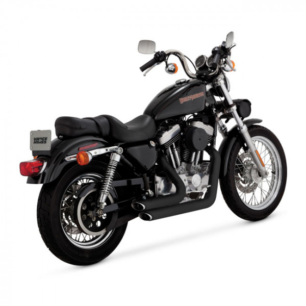 EXHAUST SHORTSHOTS BLACK FOR SPORTSTER FROM 1995 TO 2003