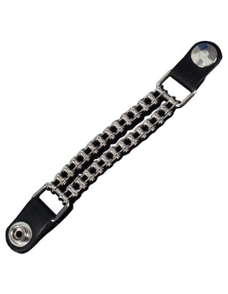 EXTENSOR DE COLETE DE CADEIA DE MOTOCICLETA COM CORRENTE CROMADA