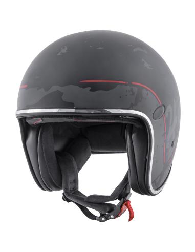 Comprar Casco Hevik Hv29 Negro Y Gris a precio de oferta