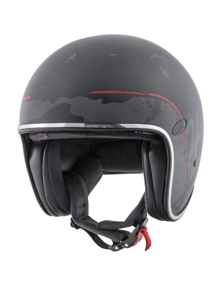 HELMET HEVIK HV29 BLACK AND GRAY