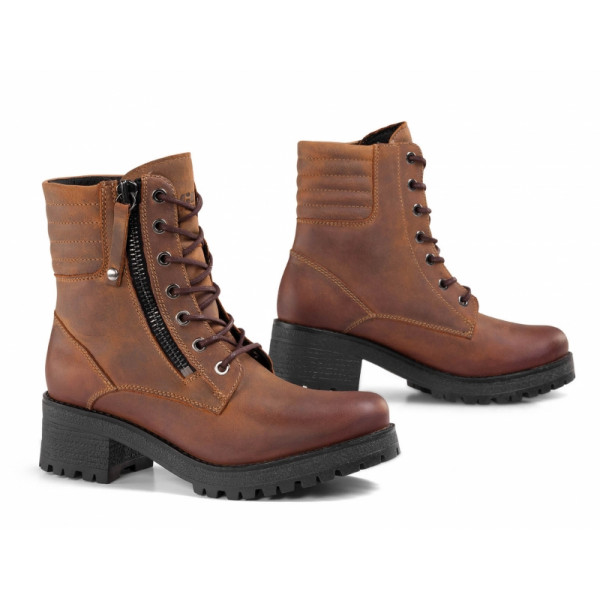FALCO MISTY BROWN WOMEN'S ANKLE BOOTS