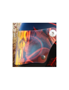 Comprar Pantalla Casco Premier Trophy Espejo Rojo a precio de oferta
